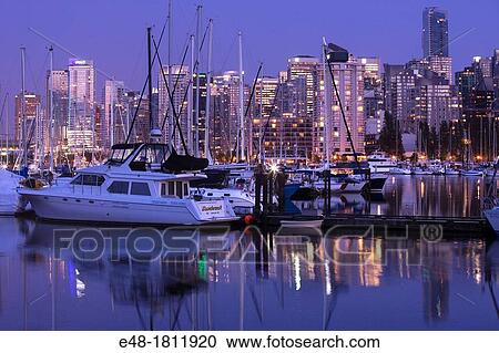 COAL HARBOUR FROM STANLEY PARK DOWNTOWN SKYLINE VANCOUVER BRITISH COLUMBIA CANADA View Large Photo Image Stock Image - COAL HARBOUR FROM STANLEY PARK DOWNTOWN SKYLINE VANCOUVER BRITISH COLUMBIA CANADA. Fotosearch