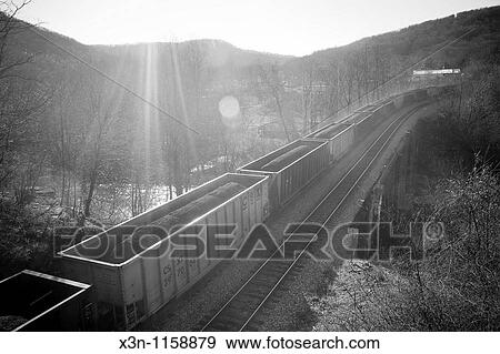Stock Photo - Coal train, Western Maryland. Fotosearch
