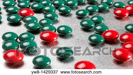 Stock Photo - Coated Tablets. Fotosearch