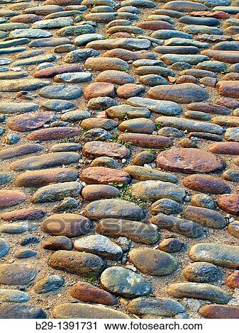 Cobbled street View Large Photo Image Stock Image - Cobbled street. Fotosearch