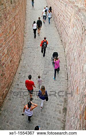 cobbled streets, castle of Montjuic, Barcelona, Catalonia, Spain View Large Photo Image Stock Photo - cobbled streets, castle of Montjuic, Barcelona, Catalonia, Spain. Fotosearch
