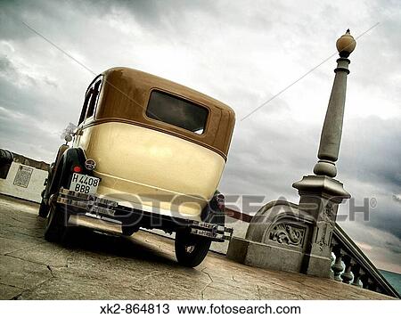 Coche classico en escalinatas de Sitges, Catalunya, Espaa View Large Photo Image Stock Image - Coche classico en escalinatas de Sitges, Catalunya, Espaa. Fotosearch