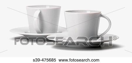 Stock Photography - Coffee cups.. Fotosearch