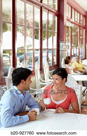 Stock Image - Coffee shop, spa-relais. Lierganes hotel and spa, Cantabria, Spain. Fotosearch