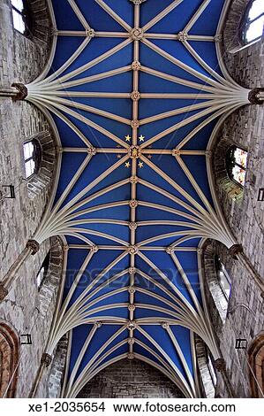 Picture - Coffered, St. Giles? Cathedral, Edinburgh, Scotland, UK. Fotosearch