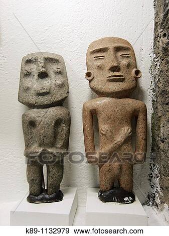Stock Photo - Colecci? n arqueol? gica. Anahuacalli. Museo Estudio Diego Rivera. CoyoacBn, Ciudad de M? xico. Fotosearch