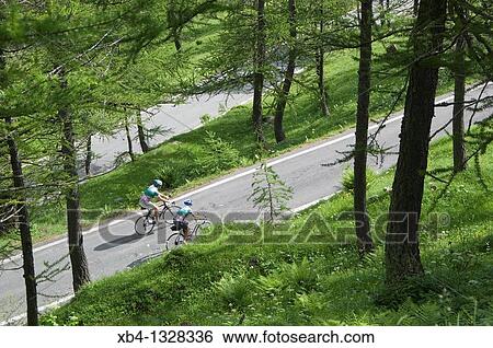 Colle della Lombarda mountain pass by bike, Piedmont, Italy View Large Photo Image Stock Photograph - Colle della Lombarda mountain pass by bike, Piedmont, Italy. Fotosearch