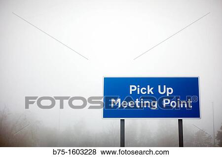Stock Photo - Collection, meeting point, Pick up. Fotosearch