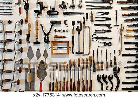 Collection of antique tools View Large Photo Image Picture - Collection of antique tools. Fotosearch