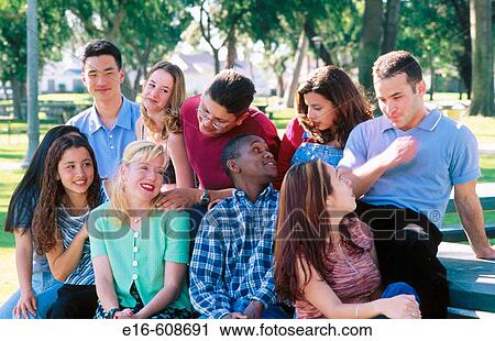 College friends View Large Photo Image Stock Image - College friends. Fotosearch