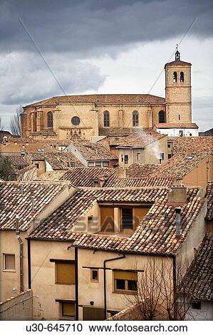 Collegiate church. Berlanga de Duero. Soria province. Castilla y Le? n. Spain. View Large Photo Image Stock Image - Collegiate church. Berlanga de Duero. Soria province. Castilla y Le? n. Spain.. Fotosearch