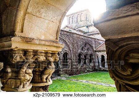 Collegiate Church of Santa Juliana in Santillana del Mar, Cantabria, Spain. View Large Photo Image Stock Photo - Collegiate Church of Santa Juliana in Santillana del Mar, Cantabria, Spain.. Fotosearch