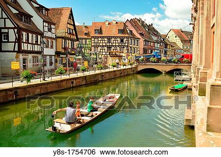 Colmar, Alsace, France, little Venice View Large Photo Image Stock Photograph - Colmar, Alsace, France, little Venice. Fotosearch