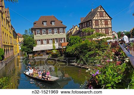 Colmar, Little Venice, La Petite Venise, Alsace, Wine Route, Alsace Wine Route, Haut-Rhin, France, Europe. View Large Photo Image Stock Photo - Colmar, Little Venice, La Petite Venise, Alsace, Wine Route, Alsace Wine Route, Haut-Rhin, France, Europe.. Fotosearch