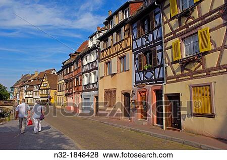 Colmar, Little Venice, La Petite Venise, Alsace, Wine Route, Alsace Wine Route, Haut-Rhin, France, Europe. View Large Photo Image Stock Photo - Colmar, Little Venice, La Petite Venise, Alsace, Wine Route, Alsace Wine Route, Haut-Rhin, France, Europe.. Fotosearch