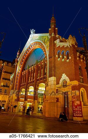 Colon Market Valencia Comunidad Valenciana Spain. View Large Photo Image Stock Image - Colon Market Valencia Comunidad Valenciana Spain.. Fotosearch