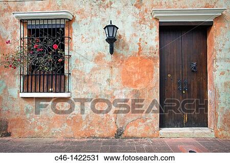 Colonial house, Santo Domingo, Dominican Republic, West Indies, Caribbean View Large Photo Image Stock Image - Colonial house, Santo Domingo, Dominican Republic, West Indies, Caribbean. Fotosearch