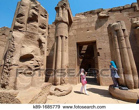 Colonnade. Luxor Temple. Luxor. Upper Egypt. View Large Photo Image Stock Photo - Colonnade. Luxor Temple. Luxor. Upper Egypt.. Fotosearch