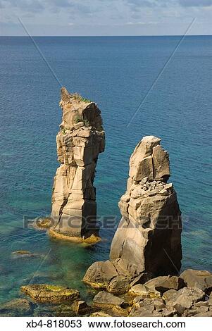 ? Colonne? (columns) rock formations, Isola di San Pietro, Sardinia, Italy View Large Photo Image Stock Image - ? Colonne? (columns) rock formations, Isola di San Pietro, Sardinia, Italy. Fotosearch