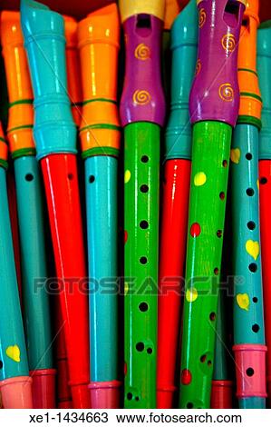 Colored wooden flutes View Large Photo Image Stock Image - Colored wooden flutes. Fotosearch