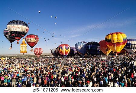 Colorful abstract of hot air balloons in the air in Albuquerque New Mexico at the largest balloon festival in the world called Paint the Sky View Large Photo Image Stock Photography - Colorful abstract of hot air balloons in the air in Albuquerque New Mexico at the largest balloon festival in the world called Paint the Sky. Fotosearch