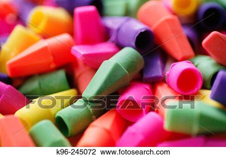 Colorful Erasers View Large Photo Image Stock Image - Colorful Erasers. Fotosearch