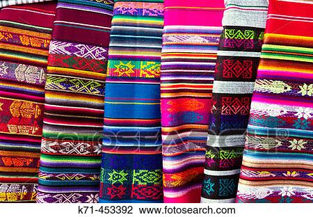 Colorful indian textiles and blankets in the shops of Santa Fe, New Mexico, USA. View Large Photo Image Stock Image - Colorful indian textiles and blankets in the shops of Santa Fe, New Mexico, USA.. Fotosearch