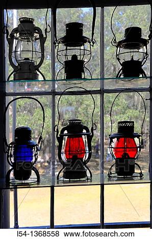 Colorful lanterns used at train station Florida State Fair Tampa historic Cracker Country display View Large Photo Image Stock Photo - Colorful lanterns used at train station Florida State Fair Tampa historic Cracker Country display. Fotosearch