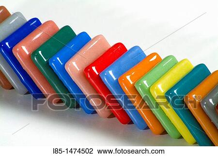 Stock Image - Colorful mosaic tiles. Fotosearch