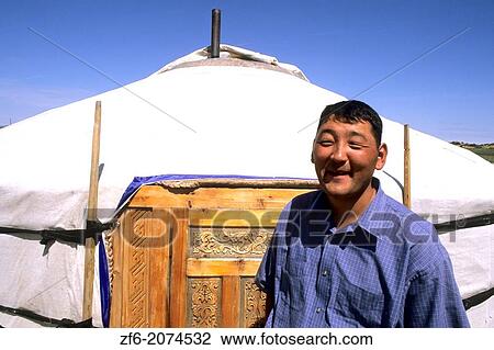 Colorful portrait of a nomadic man in rural Mongolia. View Large Photo Image Stock Image - Colorful portrait of a nomadic man in rural Mongolia.. Fotosearch