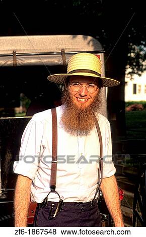 Colorful portrait of Amish man Intercourse Pennsylvania View Large Photo Image Stock Photo - Colorful portrait of Amish man Intercourse Pennsylvania. Fotosearch