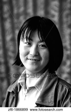 Colorful portrait of young woman in Beijing China View Large Photo Image Stock Photo - Colorful portrait of young woman in Beijing China. Fotosearch