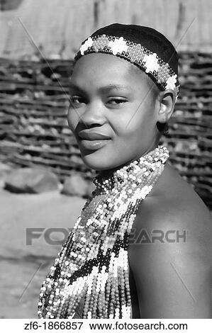 Colorful Woman in Native Zulu Tribe at Shakaland Center South Africa View Large Photo Image Stock Photo - Colorful Woman in Native Zulu Tribe at Shakaland Center South Africa. Fotosearch