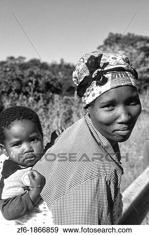 Colorful Xhosa Native Woman with Child in South Africa near East London View Large Photo Image Stock Photo - Colorful Xhosa Native Woman with Child in South Africa near East London. Fotosearch