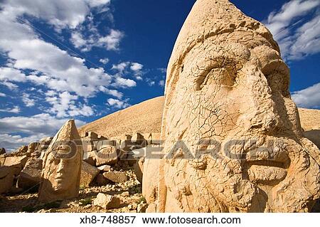 Colossal Head of Hercules in the West terrace, Nemrut Dagi National Park, Adiyaman, Anatolia, Turkey View Large Photo Image Stock Photo - Colossal Head of Hercules in the West terrace, Nemrut Dagi National Park, Adiyaman, Anatolia, Turkey. Fotosearch