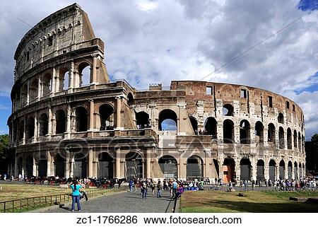 Colosseum at the Piazza del Colosseo in Rome - Caution: For the editorial use only Not for advertising or other commercial use! View Large Photo Image Stock Photograph - Colosseum at the Piazza del Colosseo in Rome - Caution: For the editorial use only Not for advertising or other commercial use!. Fotosearch