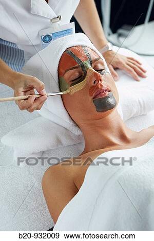 Colour energy, mud mask for facial treatment, Spa-relais View Large Photo Image Stock Photo - Colour energy, mud mask for facial treatment, Spa-relais. Fotosearch