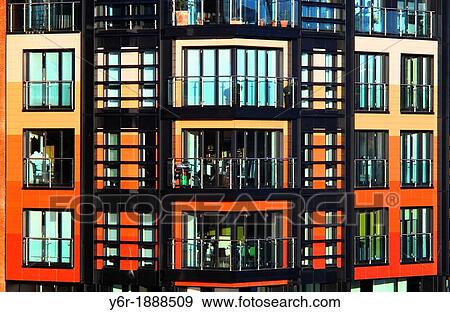 Colourful apartments near the Millenium Bridge, on the banks of the Thames in the heart of London, England, UK, on a sunny day View Large Photo Image Stock Photo - Colourful apartments near the Millenium Bridge, on the banks of the Thames in the heart of London, England, UK, on a sunny day. Fotosearch