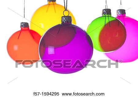 Colourful Christmas baubles View Large Photo Image Stock Photography - Colourful Christmas baubles. Fotosearch