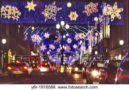 Colourful Christmas lights blur seen in Regent Street in the heart of London, England, during the Xmas season View Large Photo Image Stock Photo - Colourful Christmas lights blur seen in Regent Street in the heart of London, England, during the Xmas season. Fotosearch