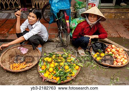 Colourful Street Market, Hanoi, Vietnam. View Large Photo Image Stock Image - Colourful Street Market, Hanoi, Vietnam.. Fotosearch