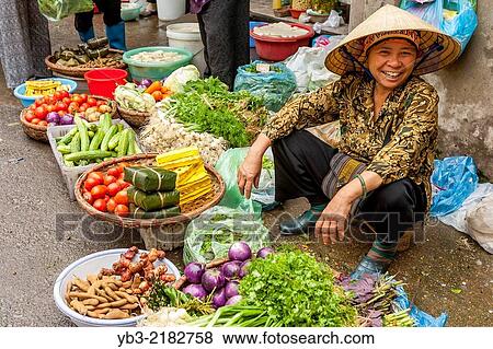 Colourful Street Market, Hanoi, Vietnam. View Large Photo Image Stock Photo - Colourful Street Market, Hanoi, Vietnam.. Fotosearch