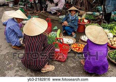 Colourful Street Market, Hoi An, Quang Nam Province, Vietnam. View Large Photo Image Stock Photograph - Colourful Street Market, Hoi An, Quang Nam Province, Vietnam.. Fotosearch