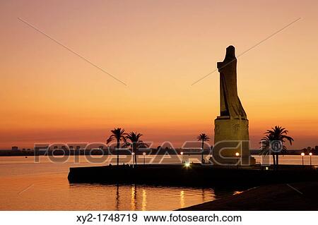Columbus Monument sculpted by Gertrude V Whitney at Punta del Sebo near Huelva, Huelva Province, Andalusia, southern Spain View Large Photo Image Stock Photo - Columbus Monument sculpted by Gertrude V Whitney at Punta del Sebo near Huelva, Huelva Province, Andalusia, southern Spain. Fotosearch