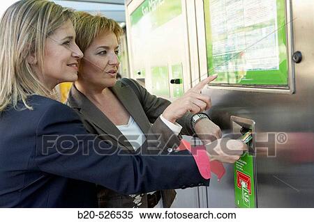 Stock Photography - Commuters. Tramway. Bilbao, Bizkaia, Euskadi. Spain.. Fotosearch