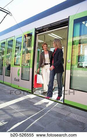 Commuters. Tramway. Bilbao, Bizkaia, Euskadi. Spain. View Large Photo Image Stock Photography - Commuters. Tramway. Bilbao, Bizkaia, Euskadi. Spain.. Fotosearch