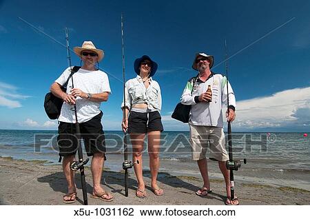 Stock Image - Competitors in timor-Leste's first sport fishing competition, many were international and had travelled from Darwin, NT Australia. Fotosearch