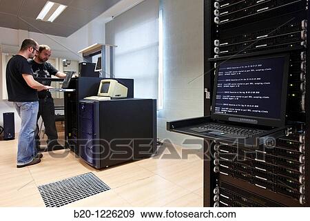 Compute cluster, Materials Physics Center View Large Photo Image Stock Photo - Compute cluster, Materials Physics Center. Fotosearch