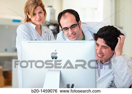 Computer-aided analysis, synthesis lab, research laboratory, IkerChem research lab, design and synthesis of new chemical entities with therapeutic applications in oncology, discovery and development of novel drugs for the treatment of cancer View Large Photo Image Stock Photograph - Computer-aided analysis, synthesis lab, research laboratory, IkerChem research lab, design and synthesis of new chemical entities with therapeutic applications in oncology, discovery and development of novel drugs for the treatment of cancer. Fotosearch