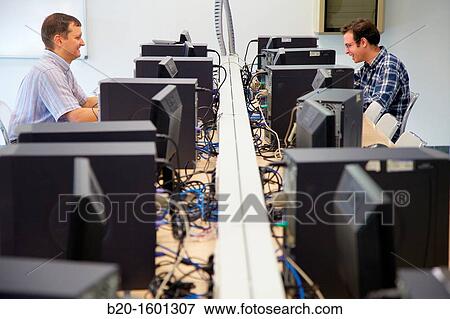 Computer Room, Electronics and Communications Unit, CEIT (Center of Studies and Technical Research), University of Navarra, Donostia, Gipuzkoa, Basque Country, Spain View Large Photo Image Stock Photo - Computer Room, Electronics and Communications Unit, CEIT (Center of Studies and Technical Research), University of Navarra, Donostia, Gipuzkoa, Basque Country, Spain. Fotosearch